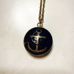 Long Anchor Necklace